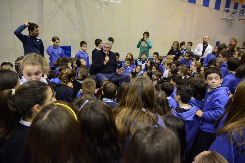 Fernando Romay ha visitado esta mañana el programa +QBasket Salud
